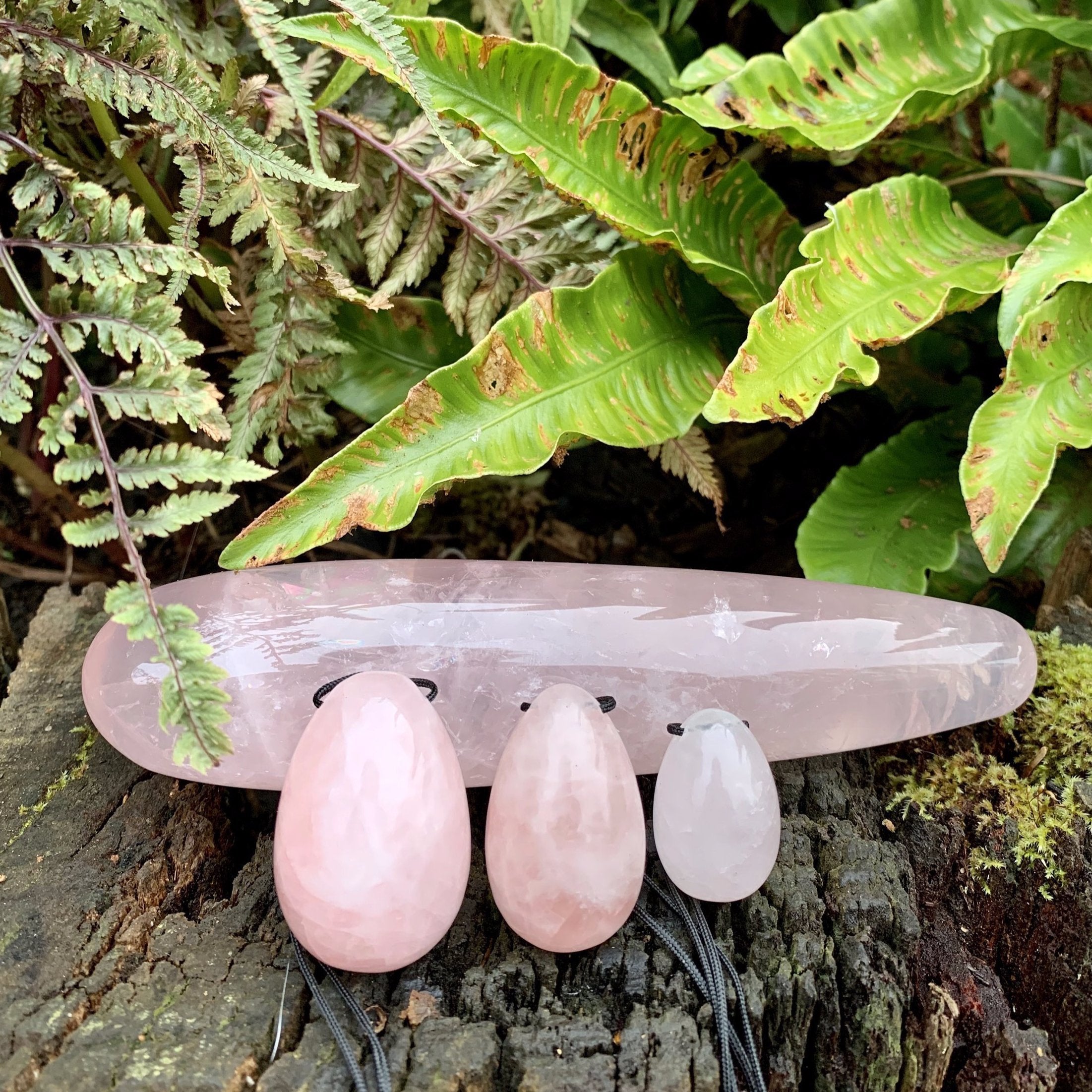 Rose Quartz Crystal Massage Yoni Wand for orders woman health OR Gift