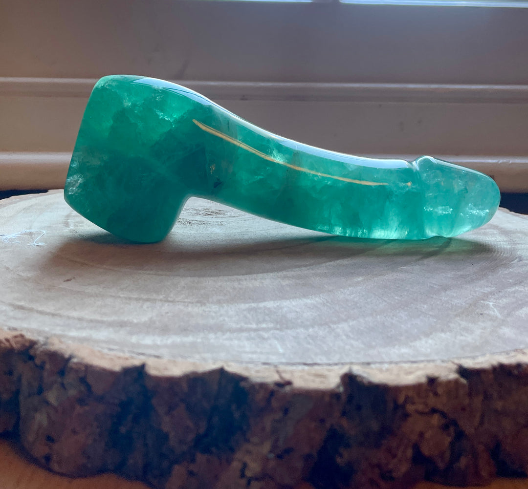 Limited Addition Green Fluorite Dildo 1