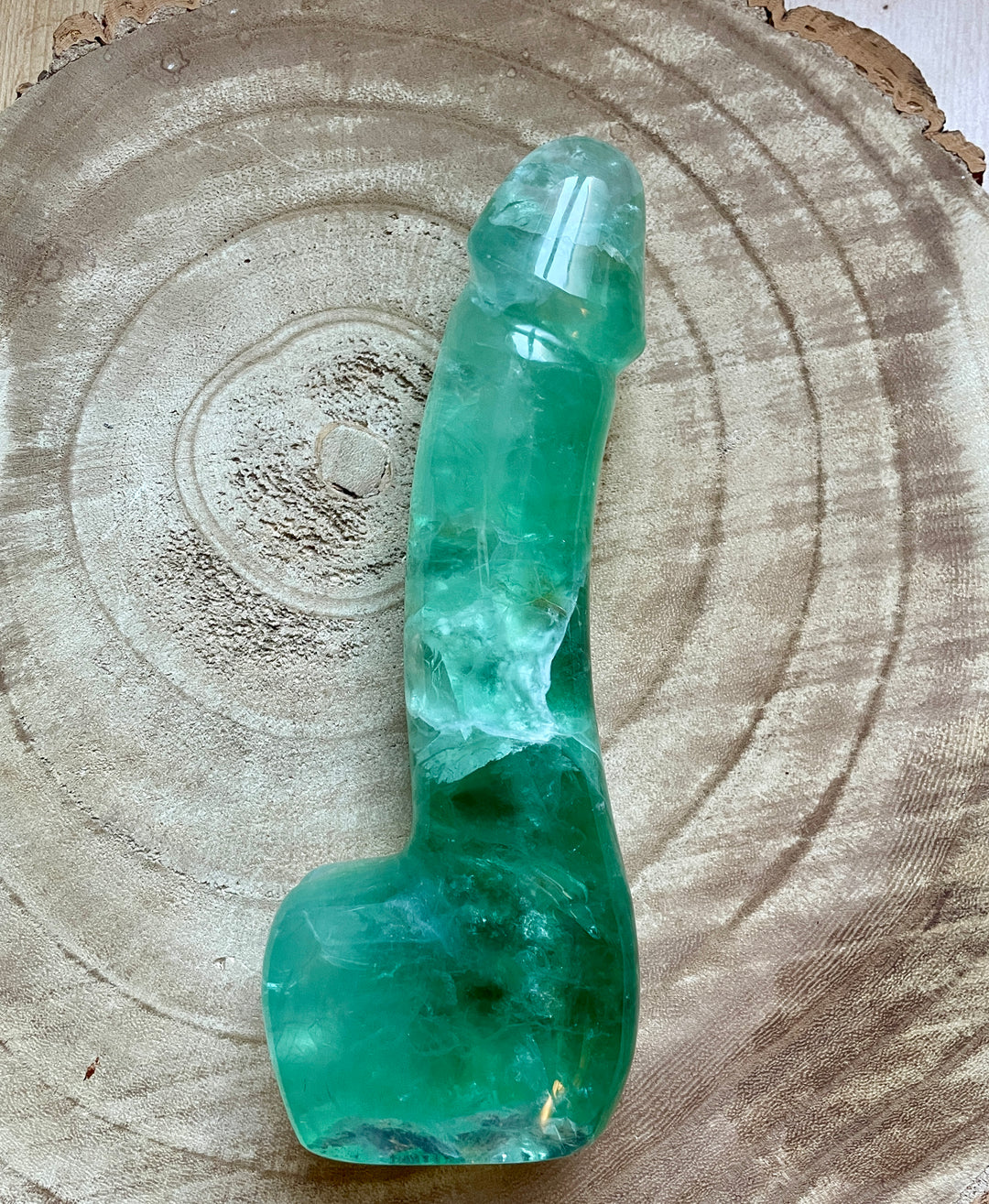 Limited Addition Green Fluorite Dildo 2