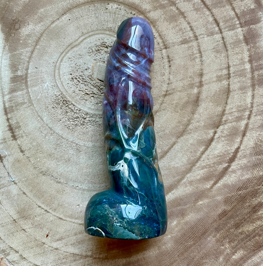 Ocean Jasper Phallic Crystal