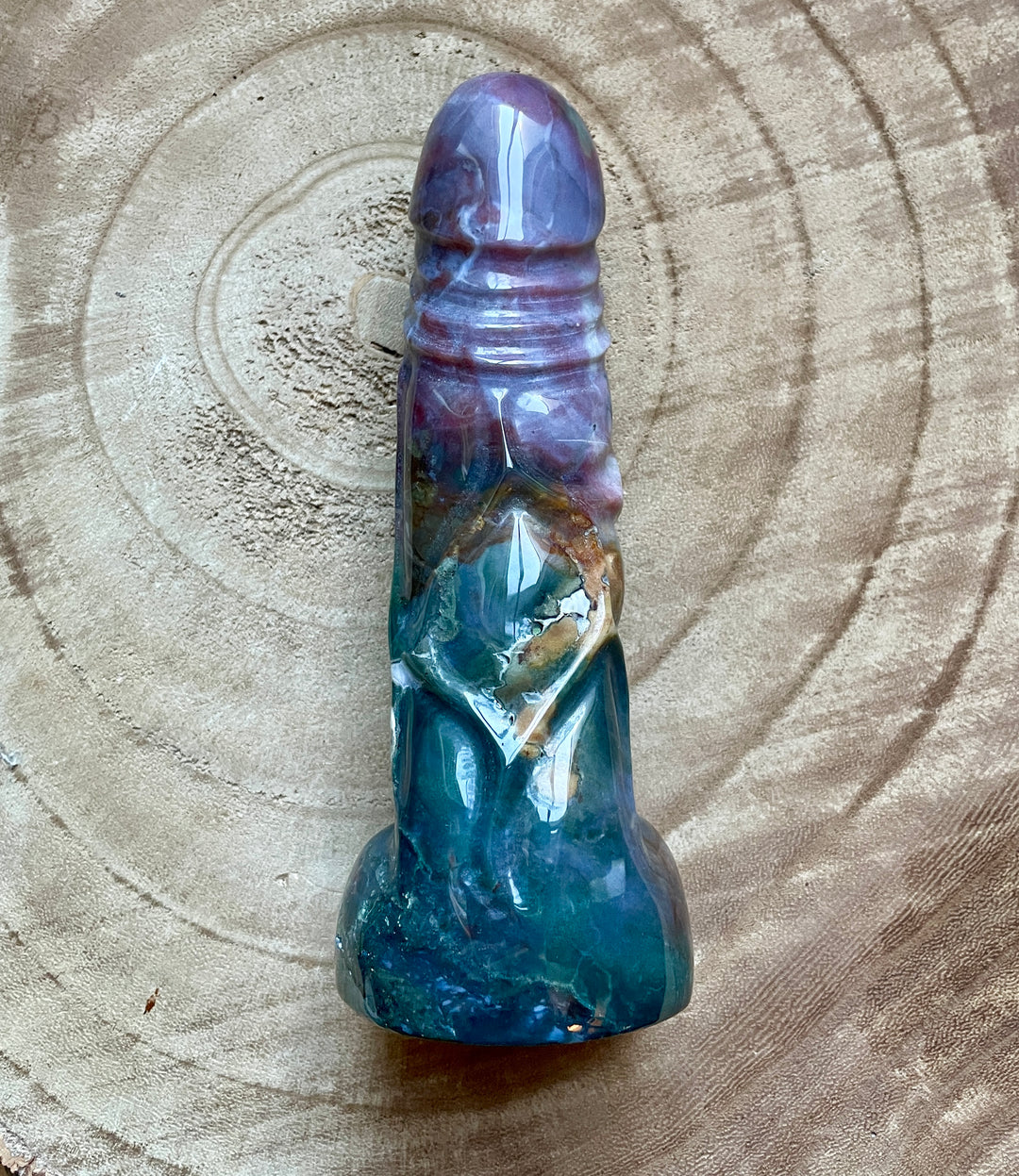 Ocean Jasper Phallic Crystal