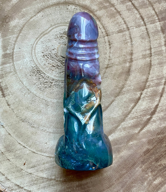 Ocean Jasper Phallic Crystal