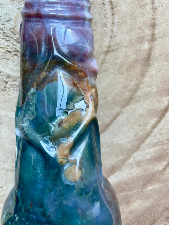 Ocean Jasper Phallic Crystal