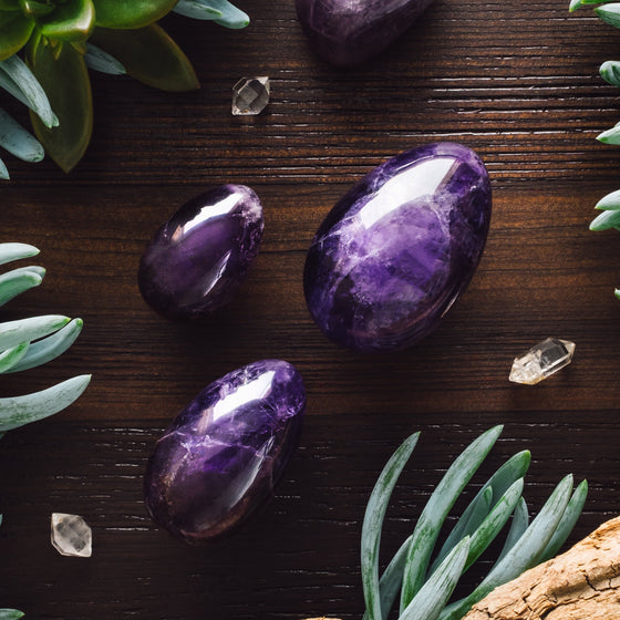 Amethyst Yoni Eggs - Kegal Balls