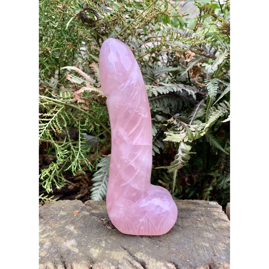 Xtra Large Rose Quartz Dildo