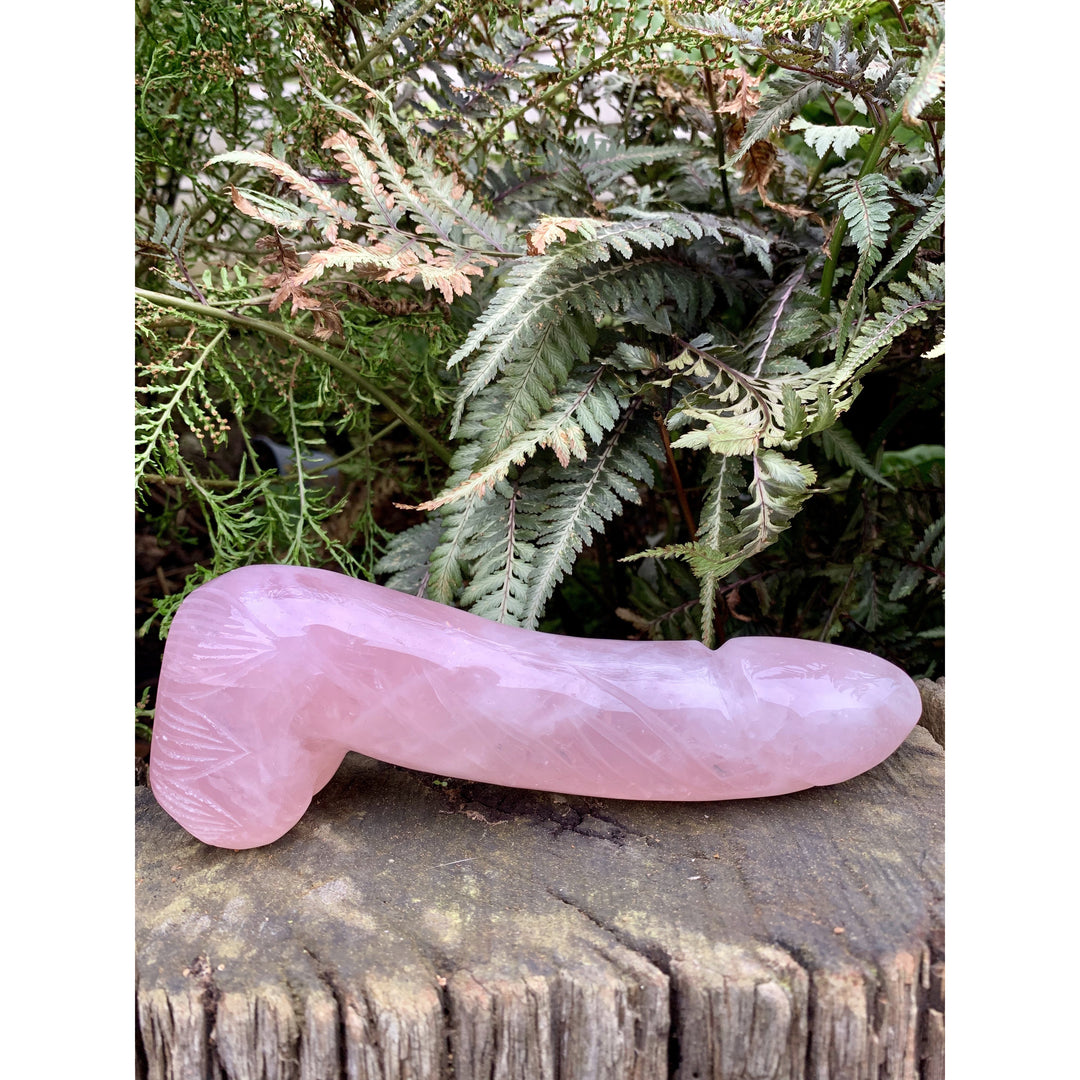 Xtra Large Rose Quartz Dildo