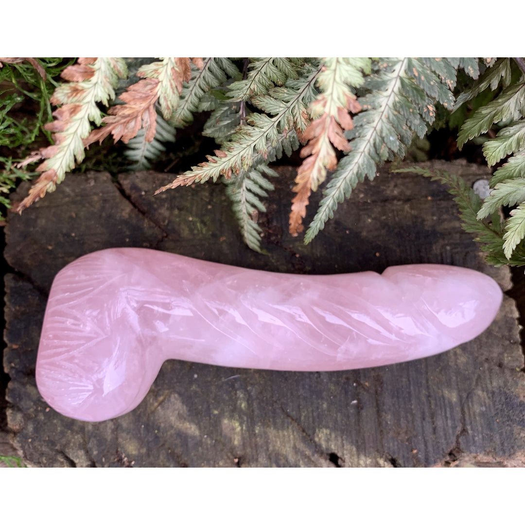 Xtra Large Rose Quartz Dildo