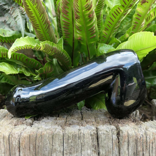 Large Standing Obsidian Dildo