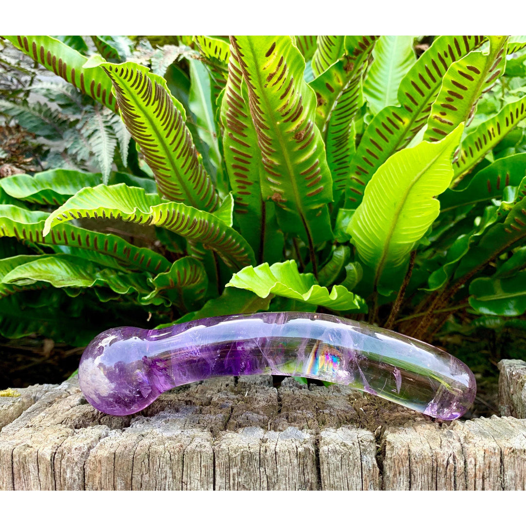 purple amethyst yoni wand