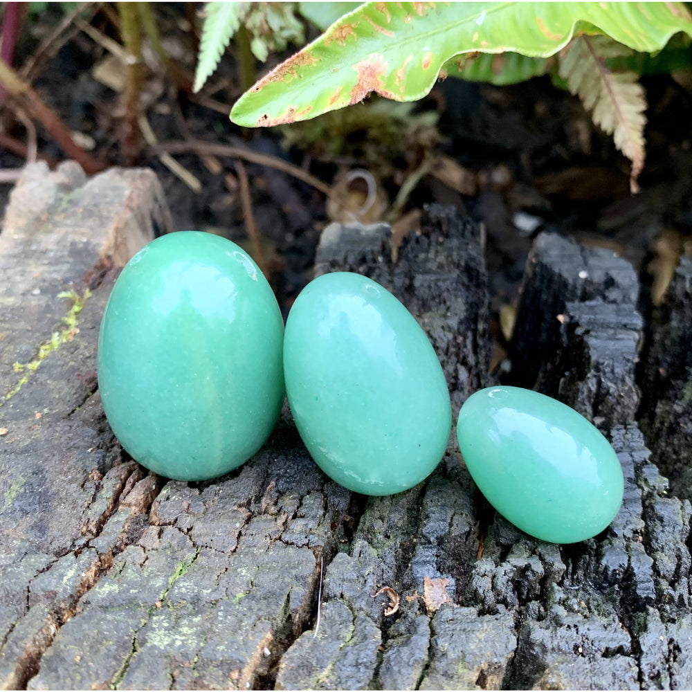 Green Aventurine Yoni Eggs