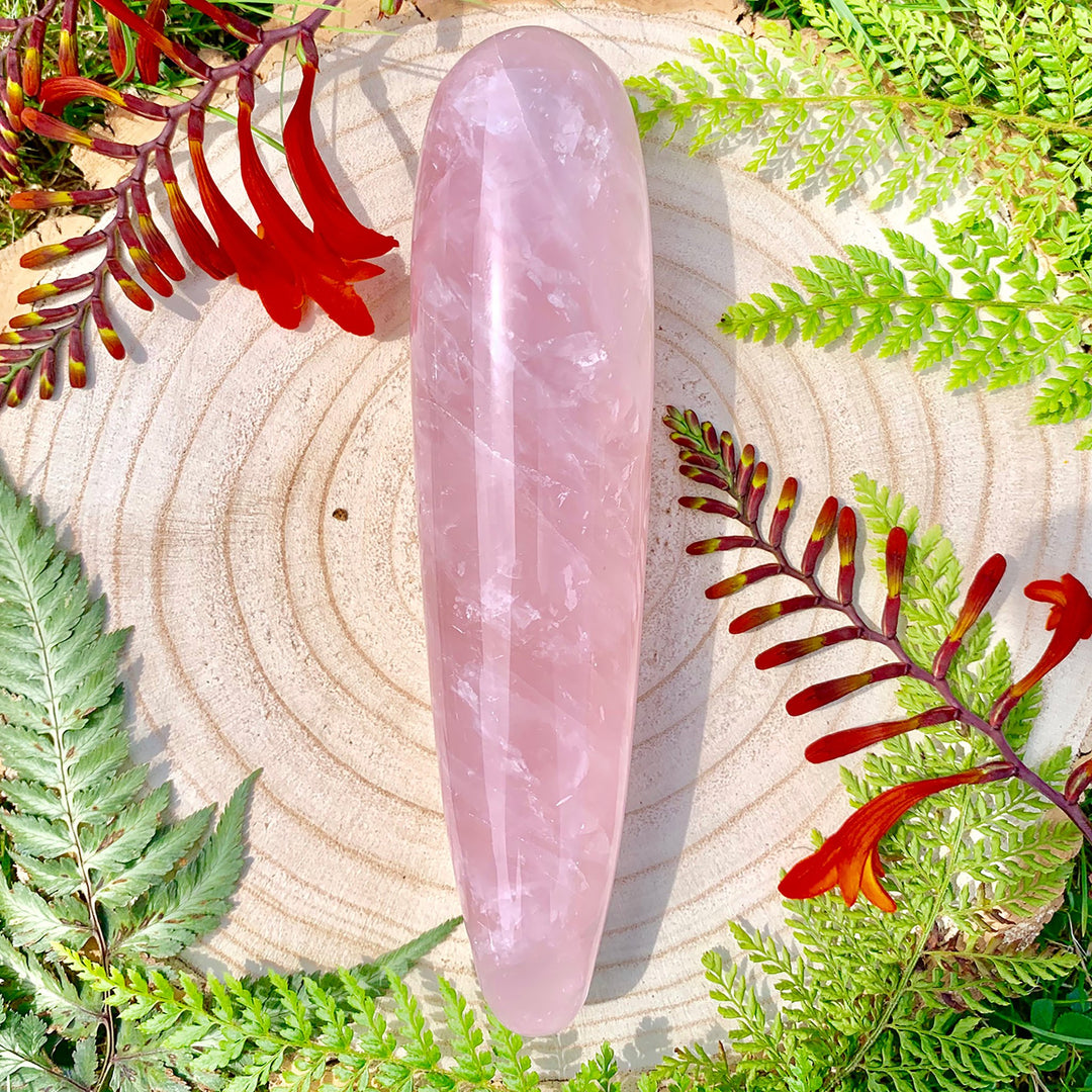 Rose Quartz Yoni Set